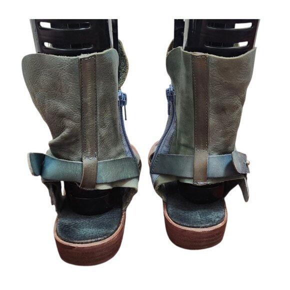 Free People Leather Gladiator Sandal Boots Size EU 38/US 7.5 - Picture 6 of 11